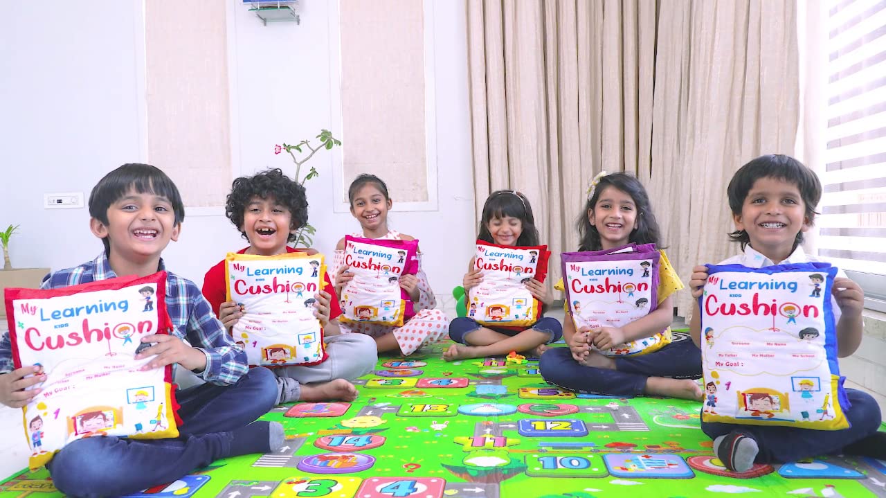 Velvet Learning Baby Pillow Cushion Book for Interactive Learning Experience || All learnings included in this pillow