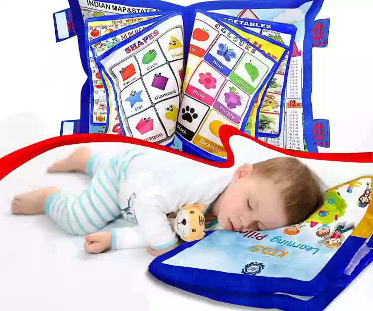 Velvet Learning Baby Pillow Cushion Book for Interactive Learning Experience || All learnings included in this pillow