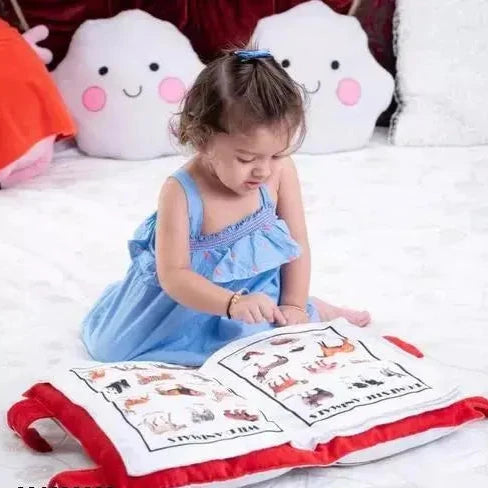 Velvet Learning Baby Pillow Cushion Book for Interactive Learning Experience || All learnings included in this pillow